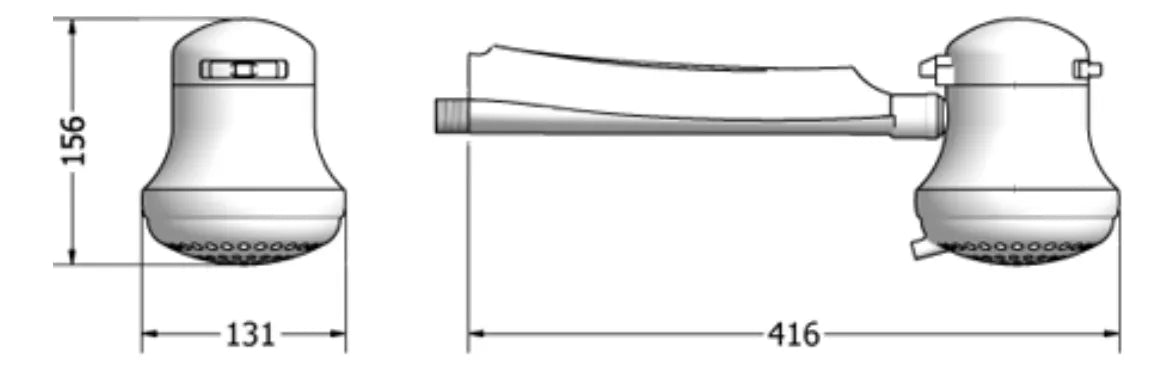 Chuveiro Elétrico Lorenzetti Maxi Ducha